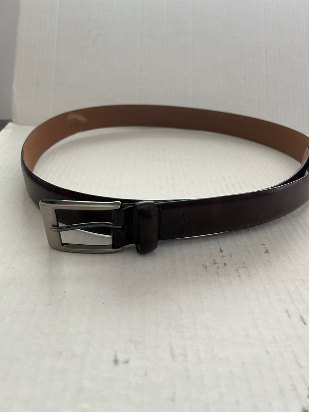 Dockers Classic Men’s Leather Belt in Dark Brown